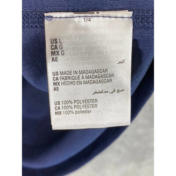 ID Ideology Men's Indigo Sea Crewneck Taped Graphic Training T-Shirt SZ L - Picture 11 of 13